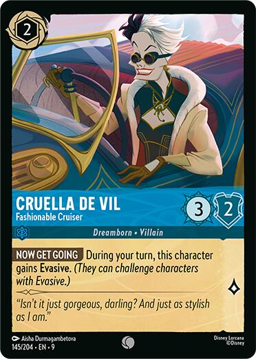 Cruella De Vil - Fashionable Cruiser (145/204) [Fabled] | Total Play