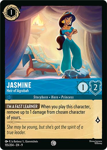Jasmine - Heir of Agrabah (155/204) [Fabled] | Total Play