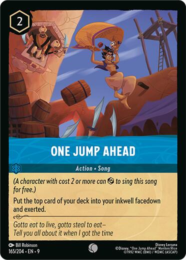 One Jump Ahead (165/204) [Fabled] | Total Play