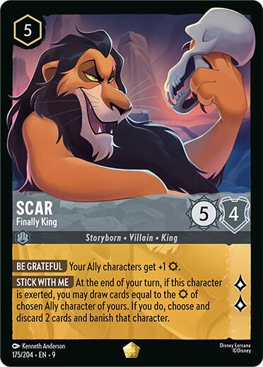 Scar - Finally King (175/204) [Fabled] | Total Play