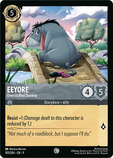 Eeyore - Overstuffed Donkey (183/204) [Fabled] | Total Play