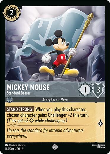 Mickey Mouse - Standard Bearer (185/204) [Fabled] | Total Play