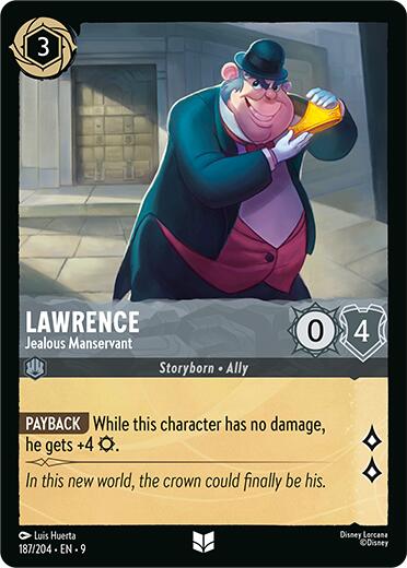 Lawrence - Jealous Manservant (187/204) [Fabled] | Total Play