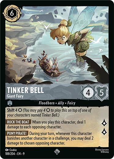 Tinker Bell - Giant Fairy (188/204) [Fabled] | Total Play