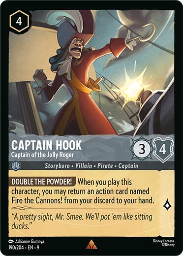 Captain Hook - Captain of the Jolly Roger (190/204) [Fabled] | Total Play