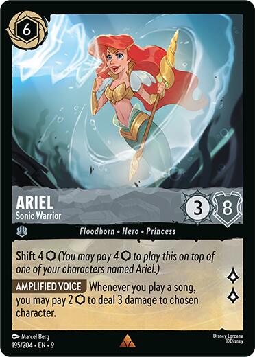 Ariel - Sonic Warrior (195/204) [Fabled] | Total Play