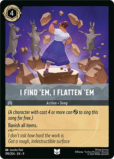 I Find 'Em, I Flatten 'Em (199/204) [Fabled] | Total Play