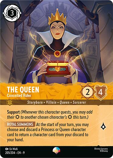 The Queen - Conceited Ruler (Epic) (205/204) [Fabled] | Total Play