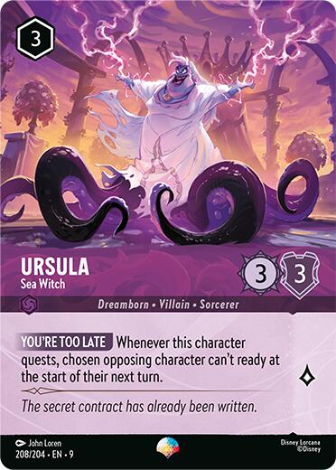 Ursula - Sea Witch (Epic) (208/204) [Fabled] | Total Play