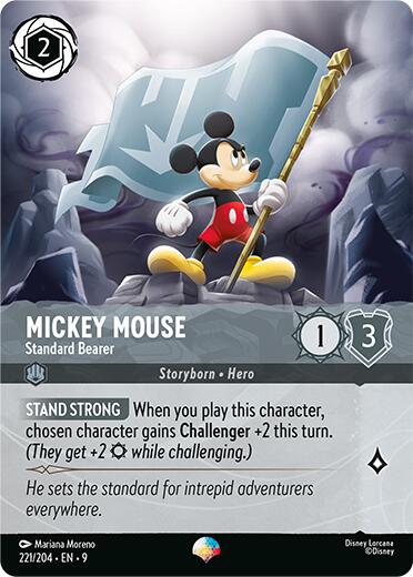 Mickey Mouse - Standard Bearer (Epic) (221/204) [Fabled] | Total Play
