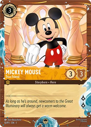 Mickey Mouse - True Friend (Disney Cruise Promo) (10/P3) [Promo Cards] | Total Play