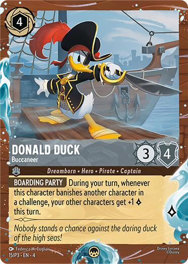 Donald Duck - Buccaneer (Disney Cruise Promo) (15/P3) [Promo Cards] | Total Play