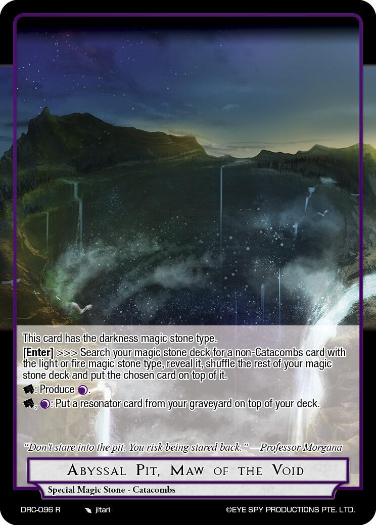 Abyssal Pit, Maw of the Void (DRC-096 R) [Descent into the Raven's Catacombs] | Total Play