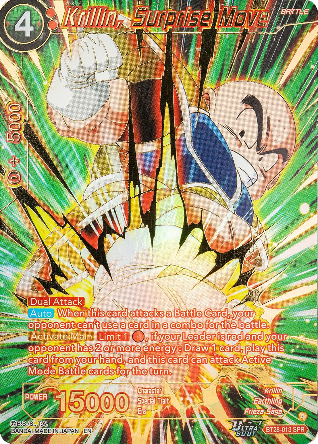 Krillin, Surprise Move (BT28-013) [Prismatic Clash] | Total Play