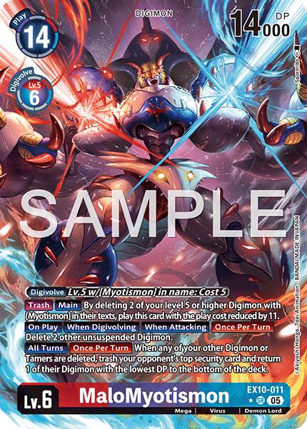 MaloMyotismon [EX10-011] (Alternate Art) [Sinister Order] | Total Play
