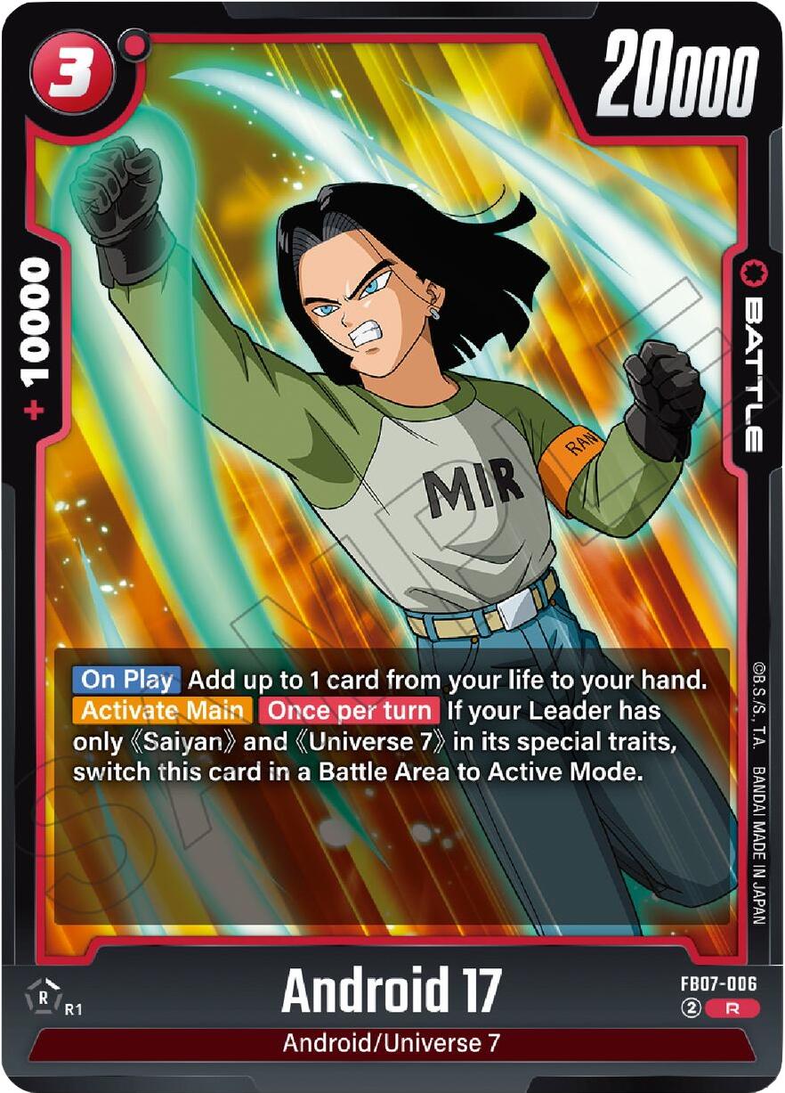 Android 17 (FB07-006) [Wish For Shenron] | Total Play