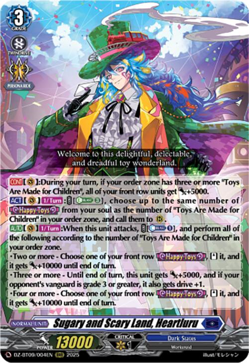Sugary and Scary Land, Heartluru (DZ-BT09/004EN) [Super Brave Detonation] | Total Play