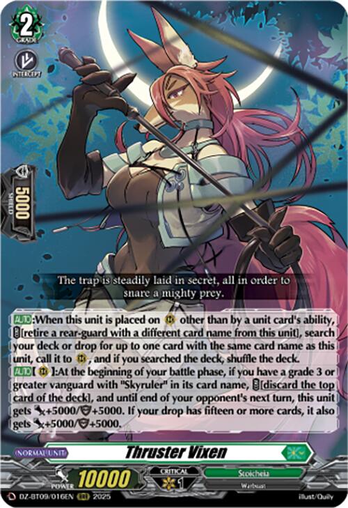 Thruster Vixen (DZ-BT09/016EN) [Super Brave Detonation] | Total Play