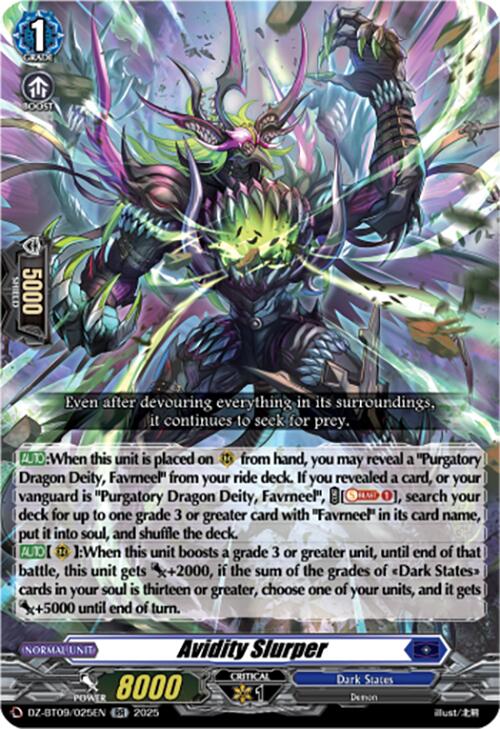 Avidity Slurper (DZ-BT09/025EN) [Super Brave Detonation] | Total Play