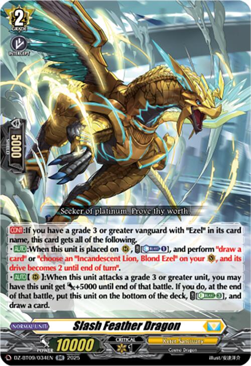 Slash Feather Dragon (DZ-BT09/034EN) [Super Brave Detonation] | Total Play