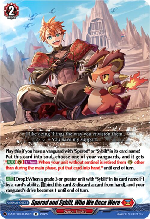 Sperod and Sybilt, Who We Once Were (DZ-BT09/045EN) [Super Brave Detonation] | Total Play