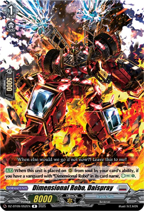 Dimensional Robo, Daispray (DZ-BT09/052EN) [Super Brave Detonation] | Total Play