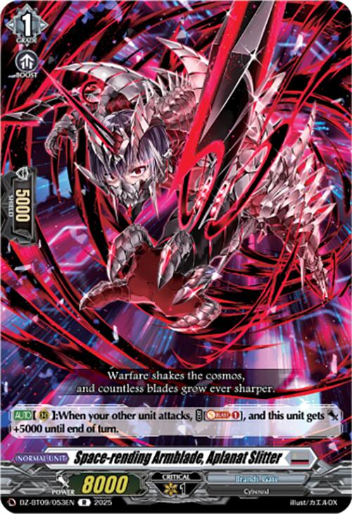 Space-rending Armblade, Aplanat Slitter (DZ-BT09/053EN) [Super Brave Detonation] | Total Play