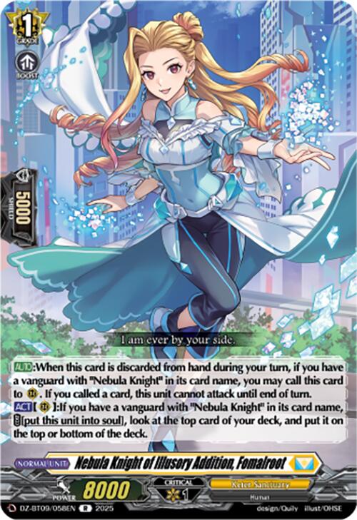 Nebula Knight of Illusory Addition, Fomalroot (DZ-BT09/058EN) [Super Brave Detonation] | Total Play