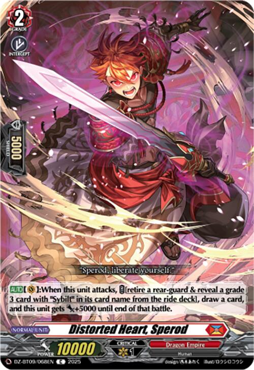 Distorted Heart, Sperod (DZ-BT09/068EN) [Super Brave Detonation] | Total Play