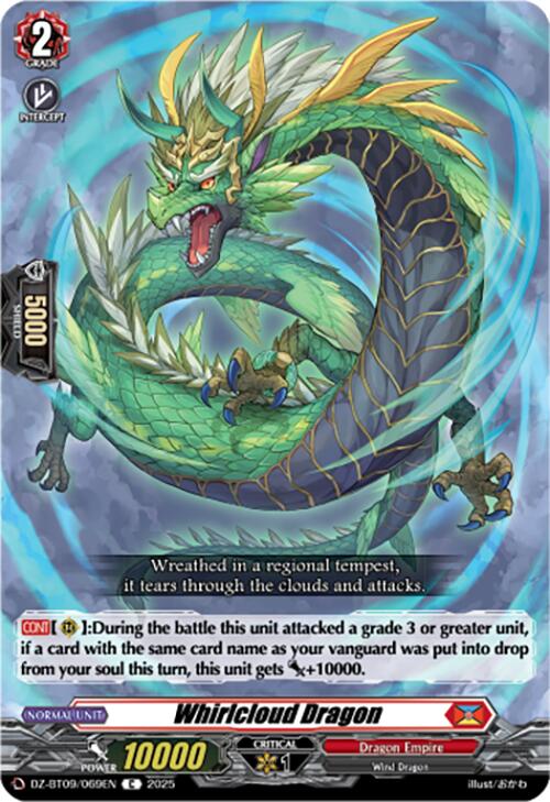 Whirlcloud Dragon (DZ-BT09/069EN) [Super Brave Detonation] | Total Play