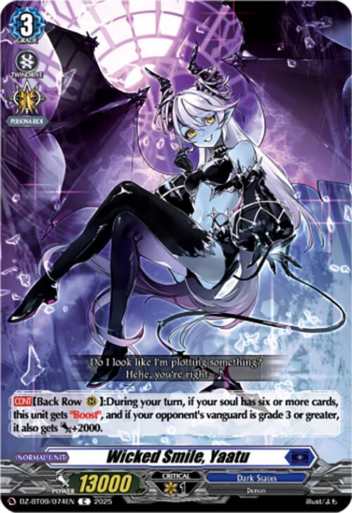 Wicked Smile, Yaatu (DZ-BT09/074EN) [Super Brave Detonation] | Total Play