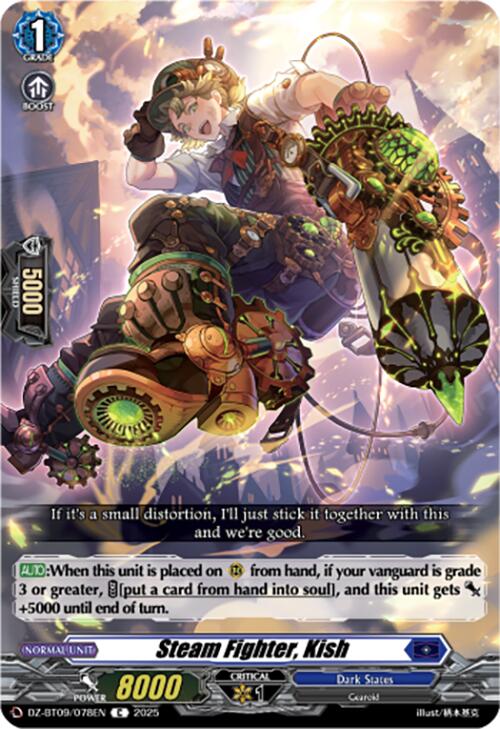 Steam Fighter, Kish (DZ-BT09/078EN) [Super Brave Detonation] | Total Play