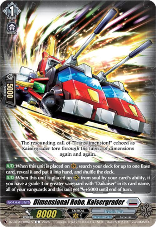 Dimensional Robo, Kaisergrader (DZ-BT09/086EN) [Super Brave Detonation] | Total Play