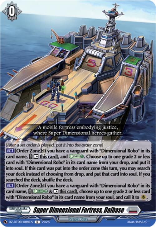 Super Dimensional Fortress, Daibase (DZ-BT09/089EN) [Super Brave Detonation] | Total Play