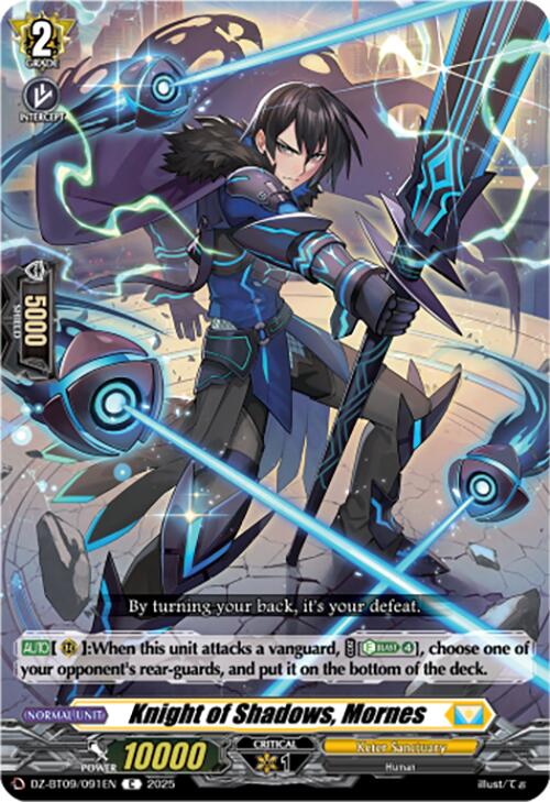 Knight of Shadows, Mornes (DZ-BT09/091EN) [Super Brave Detonation] | Total Play