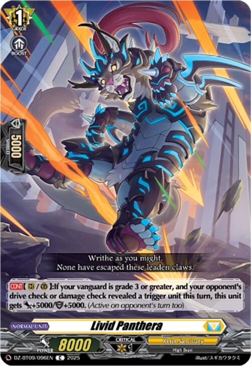 Livid Panthera (DZ-BT09/096EN) [Super Brave Detonation] | Total Play