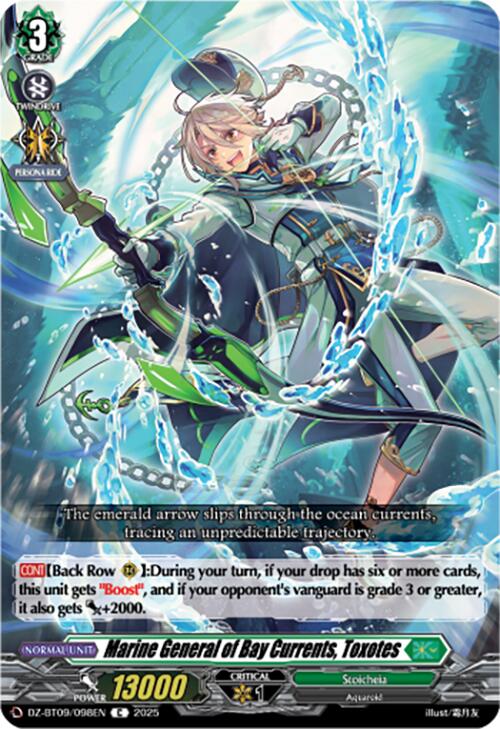 Marine General of Bay Currents, Toxotes (DZ-BT09/098EN) [Super Brave Detonation] | Total Play