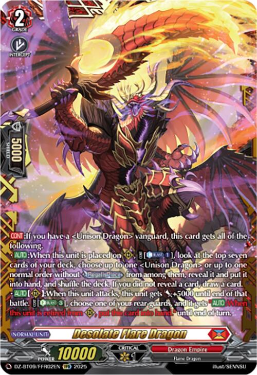 Desolate Flare Dragon (DZ-BT09/FFR02EN) [Super Brave Detonation] | Total Play