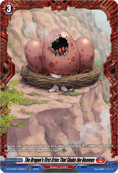 The Dragon's First Cries That Shake the Heavens (DZ-BT09/FR08EN) [Super Brave Detonation] | Total Play
