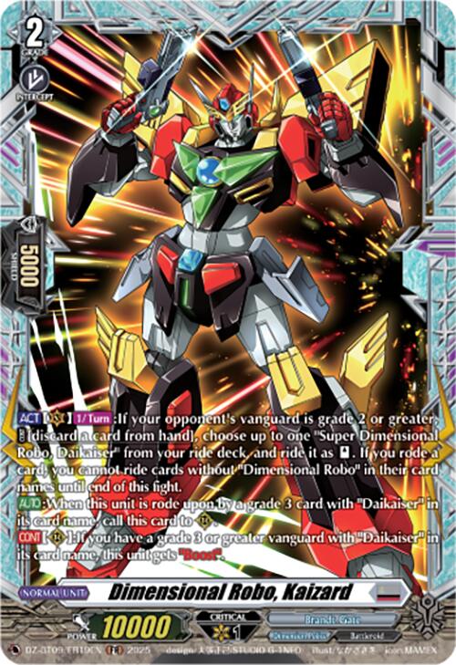 Dimensional Robo, Kaizard (DZ-BT09/FR19EN) [Super Brave Detonation] | Total Play