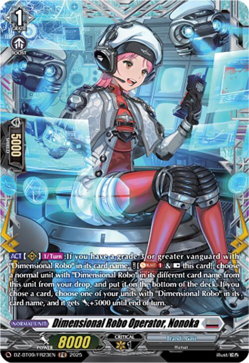 Dimensional Robo Operator, Nonoka (DZ-BT09/FR23EN) [Super Brave Detonation] | Total Play