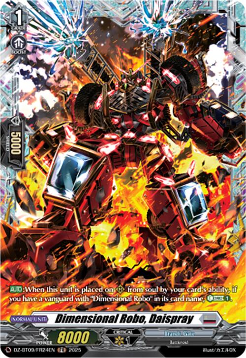 Dimensional Robo, Daispray (DZ-BT09/FR24EN) [Super Brave Detonation] | Total Play