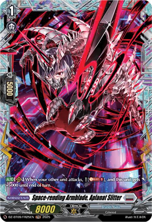Space-rending Armblade, Aplanat Slitter (DZ-BT09/FR25EN) [Super Brave Detonation] | Total Play