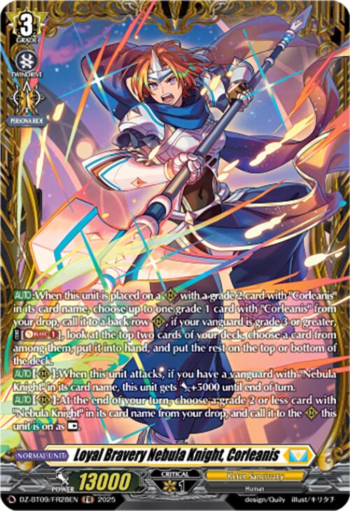 Loyal Bravery Nebula Knight, Corleanis (DZ-BT09/FR28EN) [Super Brave Detonation] | Total Play
