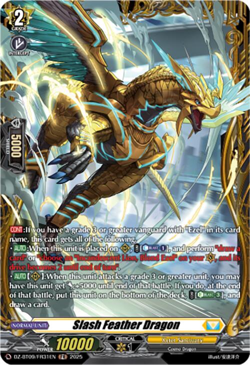 Slash Feather Dragon (DZ-BT09/FR31EN) [Super Brave Detonation] | Total Play