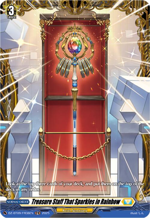 Treasure Staff That Sparkles in Rainbow (DZ-BT09/FR38EN) [Super Brave Detonation] | Total Play