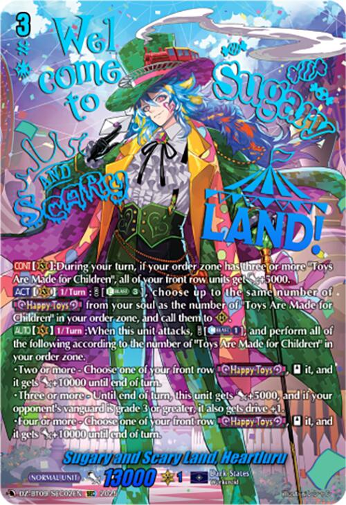Sugary and Scary Land, Heartluru (DZ-BT09/SEC02EN) [Super Brave Detonation] | Total Play