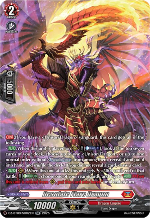 Desolate Flare Dragon (DZ-BT09/SR02EN) [Super Brave Detonation] | Total Play