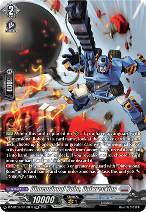 Dimensional Robo, Daiwrecking (DZ-BT09/SR19EN) [Super Brave Detonation] | Total Play