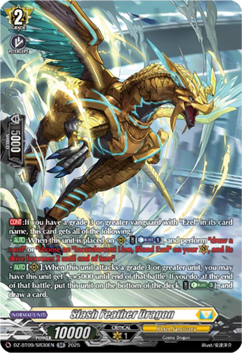 Slash Feather Dragon (DZ-BT09/SR30EN) [Super Brave Detonation] | Total Play